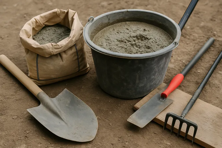 Benodigdheden voor het storten van beton