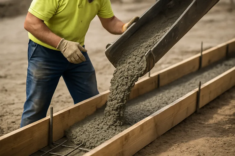 Het storten van beton: stap voor stap